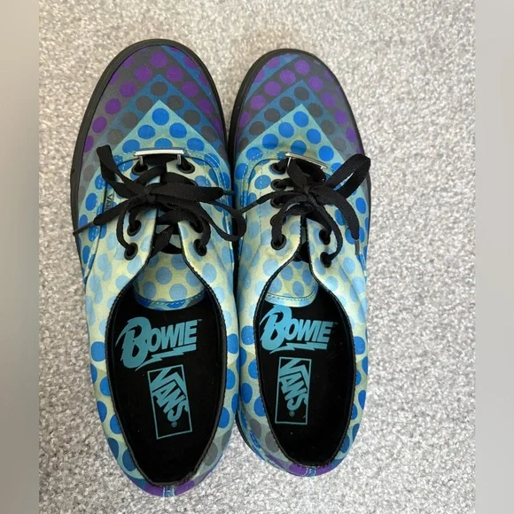 Vans David Bowie Space Oddity lace up ombré polka dot shoes - Picture 5 of 11